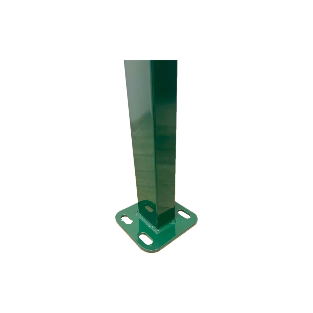 Plotový stĺpik 60x40 mm s navarenou platňou